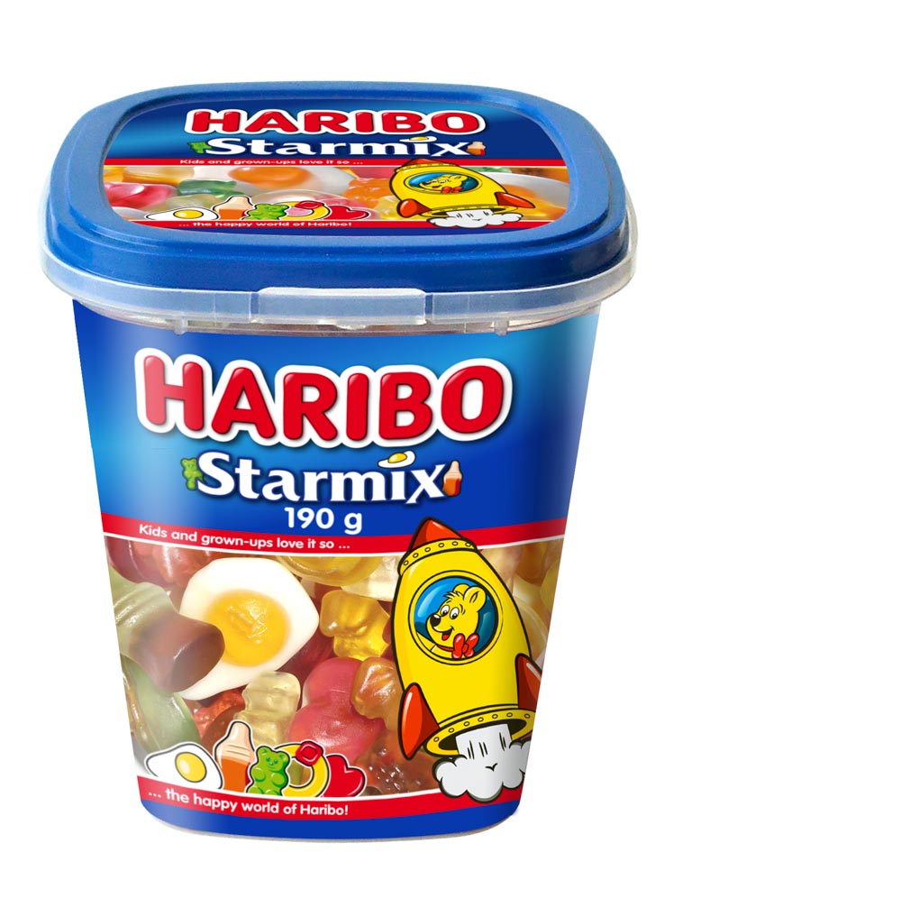 Haribo Starmix Tub 190g Candy Bar Sydney
